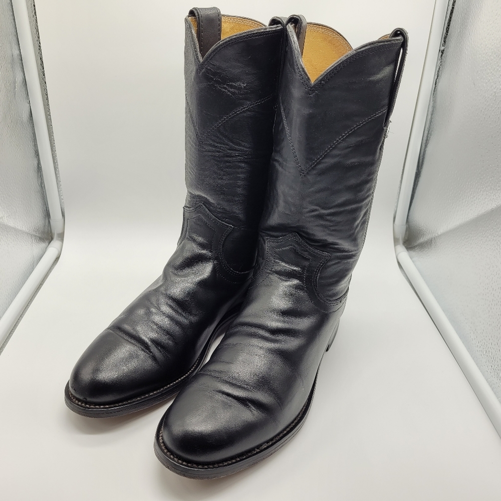 Justin Cora 10" Tall Women's Roper Boots. Size 6